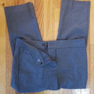 Ann Taylor Factory straight leg dark grey pants 6p